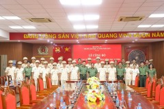 Trường Đại học An ninh nhân dân tổ chức Lễ Công bố các quyết định thăng cấp bậc hàm, nâng bậc lương năm 2024