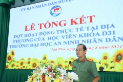 Tổng kết hoạt động thực tế - Chiến dịch Hành quân xanh năm 2024 của học viên Khóa D31