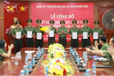 Kết quả nổi bật sau 01 năm thực hiện Đề án số 12-ĐA/ĐUCA, ngày 05/12/2022 của Đảng ủy Công an Trung ương trong Đảng bộ Trường Đại học An ninh nhân dân