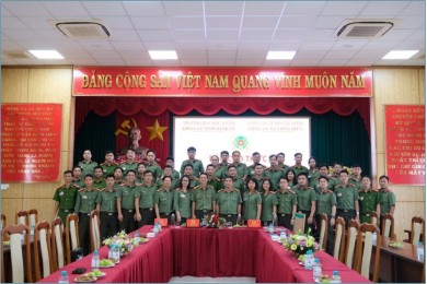 Khoa An ninh kinh tế tổ chức trao đổi, tham quan thực tế cho sinh viên lớp TC22B tại xã Long Điền, Thành phố Hồ Chí Minh