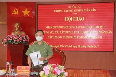 Hội thảo khoa học “Nhận diện đổi mới công tác giáo dục đào tạo đáp ứng yêu cầu xây dựng lực lượng Công an nhân dân cách mạng, chính quy, tinh nhuệ, hiện đại”