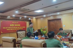 Hội nghị tổng kết công tác giáo dục, đào tạo, bồi dưỡng trong Công an nhân dân năm 2022