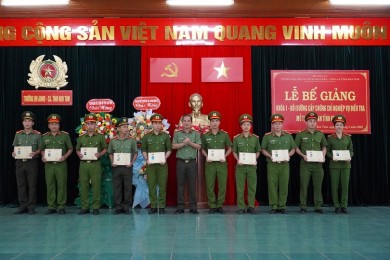 Trường Đại học An ninh nhân dân tổ chức Lễ Bế giảng Khóa 1 – Bồi dưỡng cấp chứng chỉ nghiệp vụ điều tra mở tại Công an tỉnh Kon Tum Kon Tum   