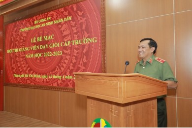 Bế mạc Hội thi giảng viên dạy giỏi cấp Trường năm học 2022 - 2023