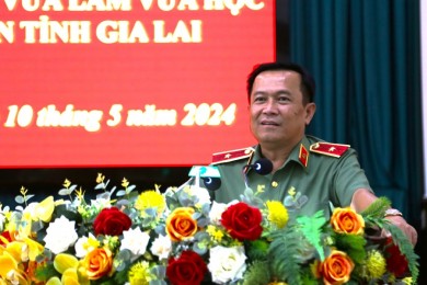 Trường Đại học An ninh nhân dân tổ chức Lễ Bế giảng Khóa 2 - Đại học An ninh nhân dân hệ vừa làm vừa học liên kết mở tại Công an tỉnh Gia Lai