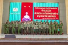 Trường Đại học An ninh nhân dân tổ chức khai giảng Lớp Bồi dưỡng cấp chứng chỉ nghiệp vụ điều tra mở tại Công an tỉnh Lâm Đồng năm 2024