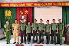 Trường Đại học An ninh nhân dân tổ chức Lễ khai giảng Lớp Bồi dưỡng cấp chứng chỉ nghiệp vụ điều tra mở tại Công an tỉnh Tiền Giang, Khóa 1 năm học 2024 - 2025