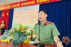 Trường Đại học An ninh nhân dân tổ chức khai giảng Lớp Bồi dưỡng cấp chứng chỉ nghiệp vụ điều tra mở tại Công an tỉnh An Giang, Khóa 1 năm học 2024 - 2025