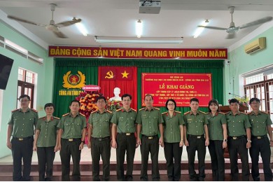 Trường Đại học An ninh nhân dân tổ chức Lễ Khai giảng lớp Trung cấp lý luận chính trị, khóa 2, hệ không tập trung, lớp thứ 4 tổ chức tại Công an tỉnh Gia Lai năm 2025