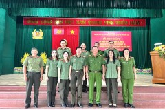 Trường Đại học An ninh nhân dân phối hợp với Công an tỉnh Đắk Lắk tổ chức Lễ Khai giảng lớp Trung cấp lý luận chính trị, khóa 2, hệ không tập trung, lớp thứ 5 tổ chức tại Công an tỉnh Đắk Lắk