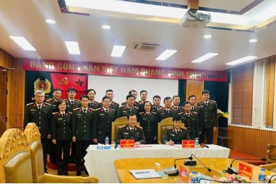 Trường Đại học An ninh nhân dân và Cục Công nghiệp an ninh phối hợp tổ chức Hội nghị ký kết Chương trình phối hợp công tác