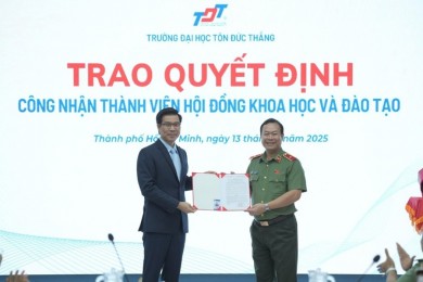 Trường Đại học An ninh nhân dân tham quan, trao đổi kinh nghiệm tại Trường Đại học Tôn Đức Thắng