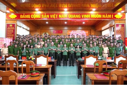 Trường Đại học An ninh nhân dân tổ chức Lễ Bế giảng Khóa 3 – Đại học vừa làm vừa học liên kết mở tại Công an  tỉnh Quảng Ngãi (KT3), niên khóa 2022-2026