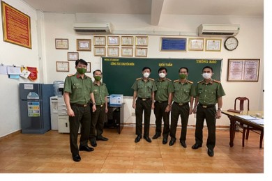 Ban Chỉ đạo phòng, chống dịch Covid-19 kiểm tra công tác phòng, chống dịch Covid-19 tại Phòng Khảo thí và đảm bảo chất lượng đào tạo