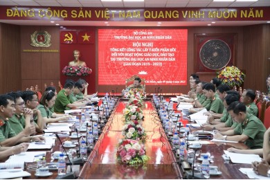 Trường Đại học An ninh nhân dân tổ chức hội nghị tổng kết công tác lấy ý kiến phản hồi đối với hoạt động giáo dục, đào tạo (Giai đoạn 2019-2023)