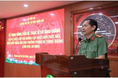 Sinh hoạt đầu khóa về công tác Bảo đảm chất lượng đào tạo tại Trường Đại học An ninh nhân dân, Năm học 2025 - 2026