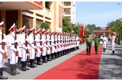 Bộ trưởng Tô Lâm thăm và làm việc tại Trường Cao đẳng Cảnh sát nhân dân I