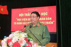 Nâng cao hơn nữa chất lượng đào tạo, xứng đáng với truyền thống 75 năm xây dựng và phát triển của Học viện An ninh nhân dân