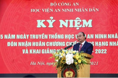 Học viện ANND kỷ niệm 75 năm Ngày truyền thống và đón nhận Huân chương Chiến công hạng Nhất