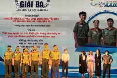 Sinh viên Trường Đại học An ninh nhân dân đạt giải Ba Giải thưởng “Sinh viên nghiên cứu khoa học - Eureka” lần thứ 23 năm 2021