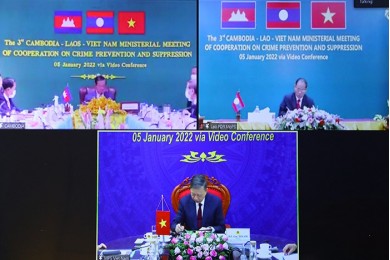 Việt Nam - Lào - Campuchia: Tăng cường hợp tác, trấn áp các loại tội phạm