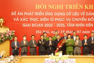 Ứng dụng dữ liệu về dân cư, định danh và xác thực điện tử phục vụ chuyển đổi số quốc gia