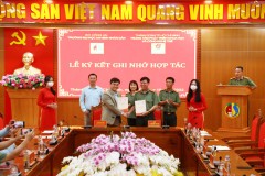 Lễ ký kết Ghi nhớ hợp tác giữa Trường Đại học An ninh nhân dân với Trung tâm Phát triển khoa học và công nghệ trẻ thuộc Thành đoàn Thành phố Hồ Chí Minh