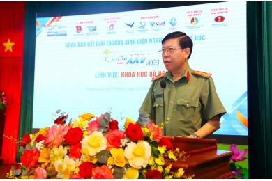 Trường Đại học An ninh nhân dân đăng cai tổ chức Vòng Bán kết Giải thưởng Sinh viên nghiên cứu khoa học Euréka lần thứ 25 - năm 2023