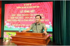 Trường Đại học An ninh nhân dân tổ chức Lễ Tổng kết hoạt động nghiên cứu khoa học năm 2023 - 2024 và Chào mừng ngày Khoa học & Công nghệ Việt Nam 18/5