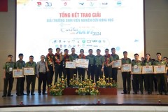 Sinh viên Trường Đại học An ninh nhân dân đạt giải Nhất tại “Giải thưởng Sinh viên Nghiên cứu khoa học - Euréka” lần thứ 26 năm 2024