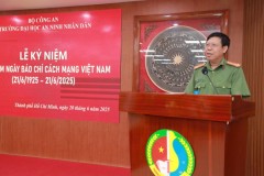 Trường Đại học An ninh nhân dân tổ chức Lễ Kỷ niệm 100 năm Ngày Báo chí cách mạng Việt Nam (21/6/1925 – 21/6/2025)