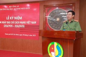 Trường Đại học An ninh nhân dân tổ chức Lễ Kỷ niệm 100 năm Ngày Báo chí cách mạng Việt Nam (21/6/1925 – 21/6/2025)