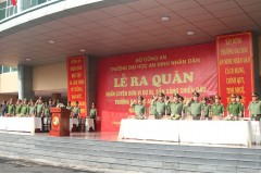 Trường Đại học An ninh nhân dân tổ chức Lễ ra quân huấn luyện đơn vị dự bị, sẵn sàng chiến đấu năm học 2020 - 2021
