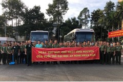 Học viên Trường Đại học An ninh nhân dân tham gia tổ chức hoạt động “Ngày Thứ Bảy tình nguyện”, “Ngày Chủ Nhật xanh” tại trụ sở Bộ Công an phía Nam