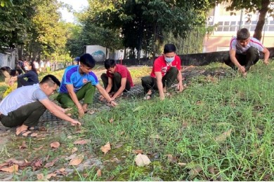 Phòng Quản lý học viên, Trường Đại học An ninh nhân dân tổ chức thực hiện ngày “Thứ bảy tình nguyện” năm học 2020 – 2021