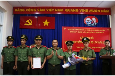 Đảng ủy P6 tổ chức Lễ công bố quyết định thành lập chi bộ LT-C3A và chi bộ LT-C3B