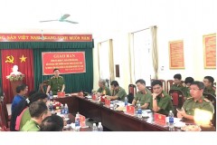 Giao ban huấn luyện đầu khóa học viên hệ đại học chính quy tại Trung tâm Huấn luyện và Bồi dưỡng nghiệp vụ 2