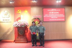 Trường Đại học An ninh nhân dân tổ chức Lễ Bế giảng Khóa 7 - Bồi dưỡng quy hoạch chức danh Trưởng phòng và tương đương khối an ninh