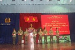 Hội nghị điển hình tiên tiến trong phong trào thi đua học tập - rèn luyện tốt của học viên Trường Đại học An ninh nhân dân giai đoạn 2019 - 2021