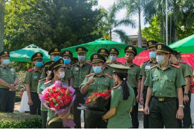 Trường Đại học An ninh nhân dân xuất quân, huy động học viên hỗ trợ Công an Thành phố Hồ Chí Minh thực hiện công tác đảm bảo an ninh, trật tự và phòng chống dịch bệnh COVID-19