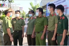 Học viên Trường Đại học An ninh nhân dân hỗ trợ công tác phòng chống dịch COVID-19 trên địa bàn Thành phố Hồ Chí Minh