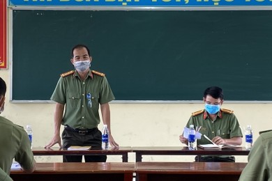 Đoàn công tác của Trường Đại học An ninh nhân dân thăm học viên Khóa D27 và DT23 tại địa điểm đào tạo huyện Long Thành, tỉnh Đồng Nai