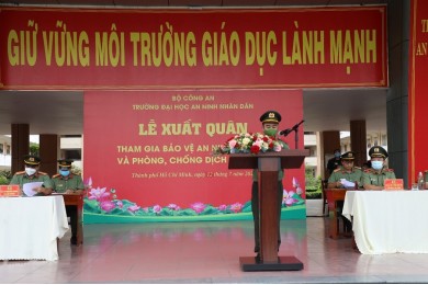 Học viên Trường Đại học An ninh nhân dân viết tiếp nên những hành trình đẹp tại huyện Tân Thạnh, tỉnh Long An