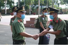 Nhìn lại một tháng học viên Trường Đại học An ninh nhân dân cùng Công an các tỉnh, thành phố phía Nam tổ chức phòng, chống dịch
