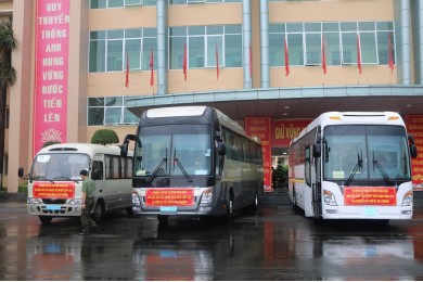 Trường Đại học An ninh nhân dân tổ chức đưa học viên tốt nghiệp đến nhận công tác tại Công an các đơn vị, địa phương