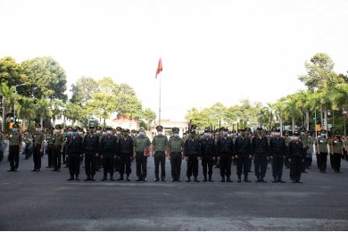 Trường Đại học An ninh nhân dân tổ chức gặp mặt, động viên cán bộ, chiến sĩ và học viên tham gia huấn luyện lực lượng dự bị chiến đấu phục vụ Lễ ra quân