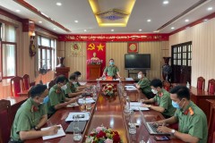 Hội nghị giao ban Ban Chỉ đạo phòng, chống dịch COVID-19 Trường Đại học An ninh nhân dân