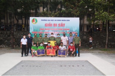 Trường Đại học An ninh nhân dân tổ chức Giải bi sắt chào mừng 68 năm Quốc khánh Vương quốc Campuchia (09/11/1953 – 09/11/2021)