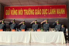 Đơn vị dự bị, sẵn sàng chiến đấu Trường Đại học An ninh nhân dân ra sức huấn luyện, quyết tâm hoàn thành xuất sắc nhiệm vụ trong Lễ Khai giảng và ra quân năm học 2021 - 2022