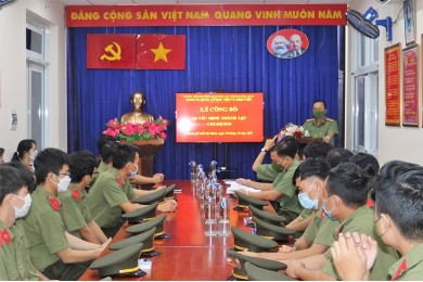 Đảng ủy Quản lý học viên và Sinh viên tổ chức Lễ công bố quyết định thành lập Chi bộ D30
